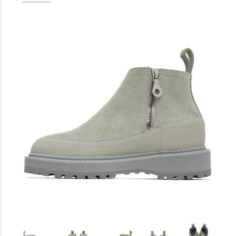 NWT Diemme Grey Suede Paderno Boots